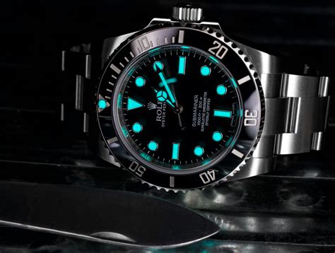 rolex di notte illuminazione quadro|chromalight rolex.